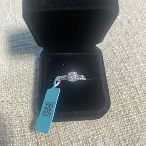 Moissanite solitaire ring Size 9